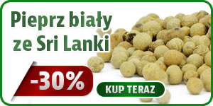 Pieprz biały cały ze Sri Lanki 25g PROMOCJA -30%
